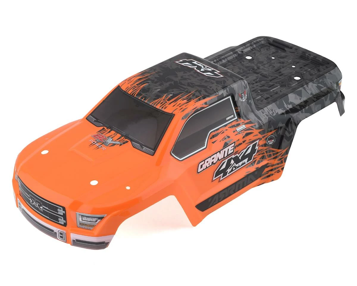 Arrma Granite 4x4 BLX Pre-Painted Body (Orange) 1 Arrma Granite 4x4 BLX Pre-Painted Body (Orange)