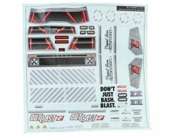 Arrma Outcast 4x4 Body W/Decals (Clear) -Kyosho Shop ara402210 2