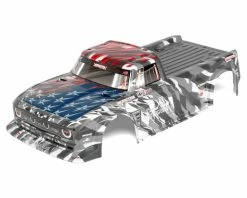 Arrma Infraction 6S BLX Pre-Painted Body (Silver/Red)