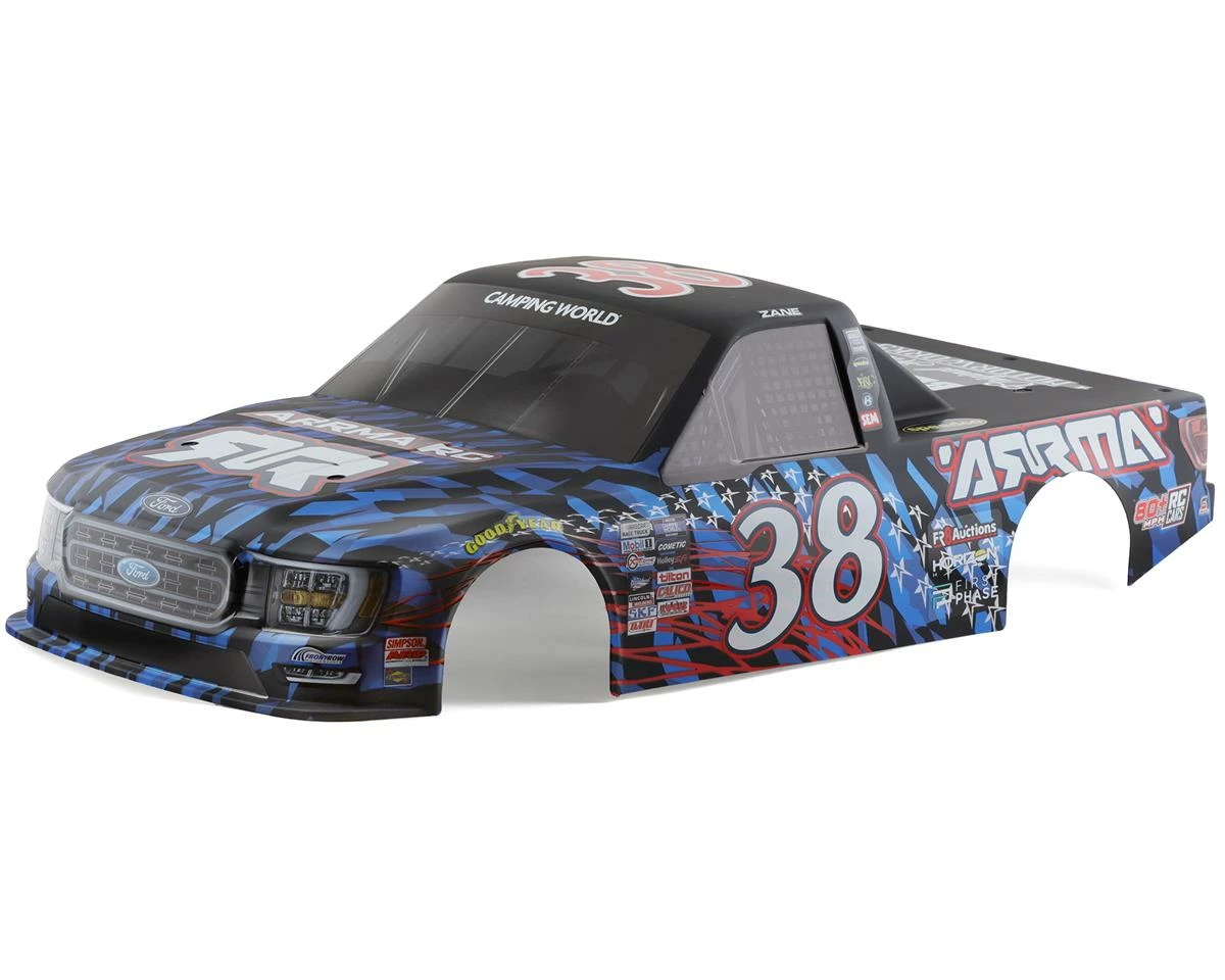 Arrma Infraction 6S BLX #38 Ford NASCAR Pre-Painted Limited Edition Truck Body 1 Arrma Infraction 6S BLX #38 Ford NASCAR Pre-Painted Limited Edition Truck Body