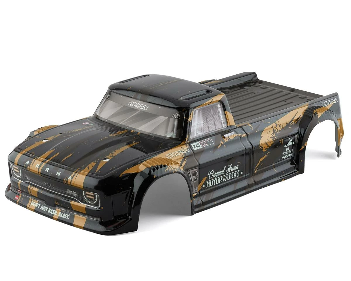 Arrma Infraction 1/8 Pre-Painted Truck Body (Black/Gold) 1 Arrma Infraction 1/8 Pre-Painted Truck Body (Black/Gold)
