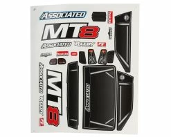 Team Associated RIVAL MT8 Pre-Painted Body Set 6 Team Associated RIVAL MT8 Pre-Painted Body Set -Kyosho Shop asc25921 2
