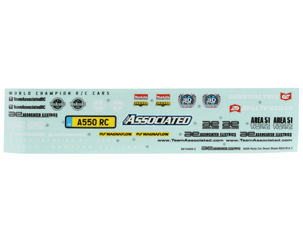 Team Associated Pex2 Sport A550 Pre-Painted Body 2 Team Associated Pex2 Sport A550 Pre-Painted Body - Image 2