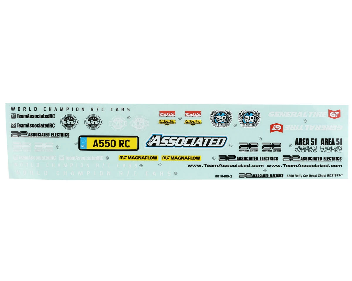 Team Associated Pex2 Sport A550 Body (Clear) 5 Team Associated Pex2 Sport A550 Body (Clear) - Image 5