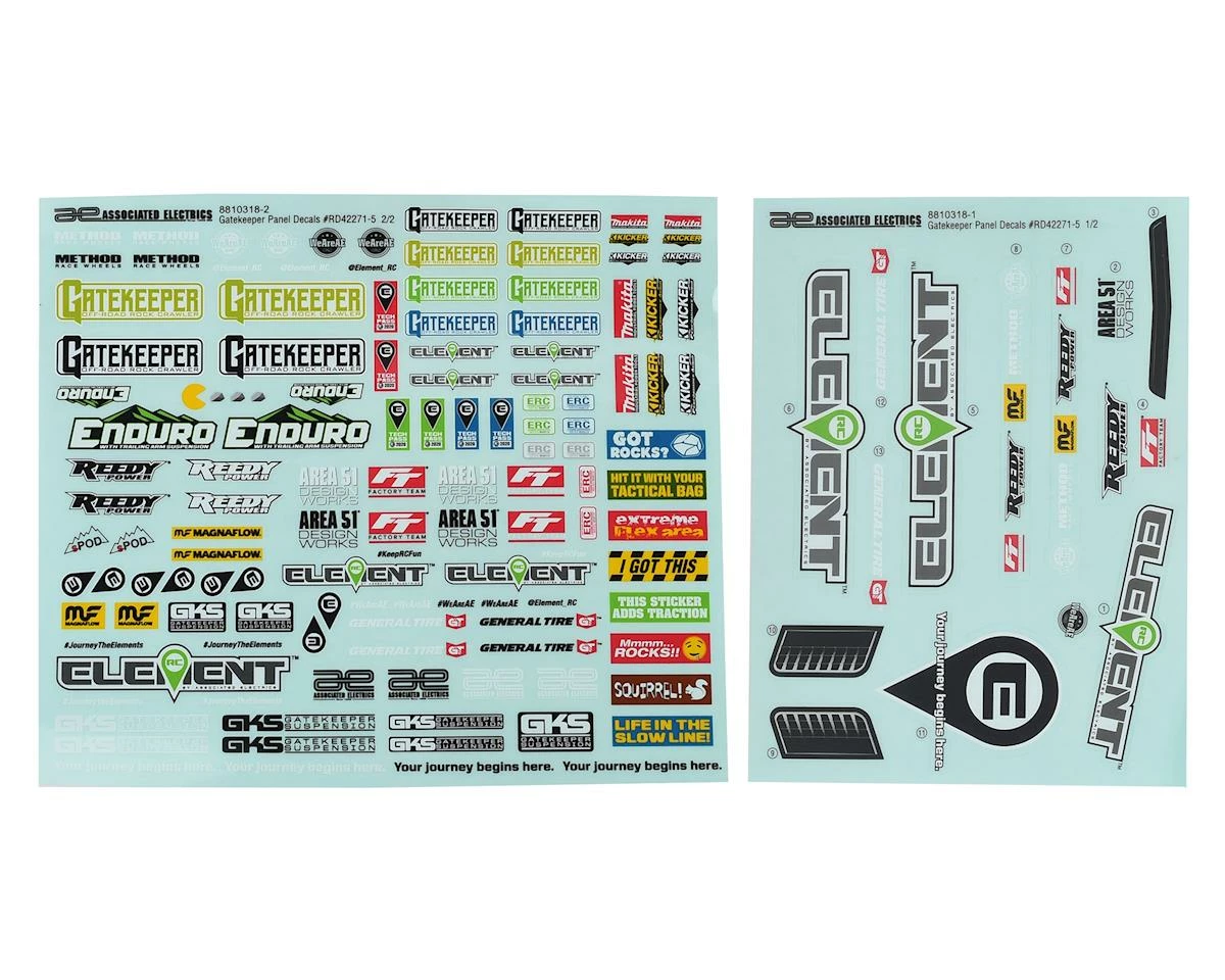 Element RC Duro Gatekeeper Body Panels (Clear) 2 Element RC Duro Gatekeeper Body Panels (Clear) - Image 2