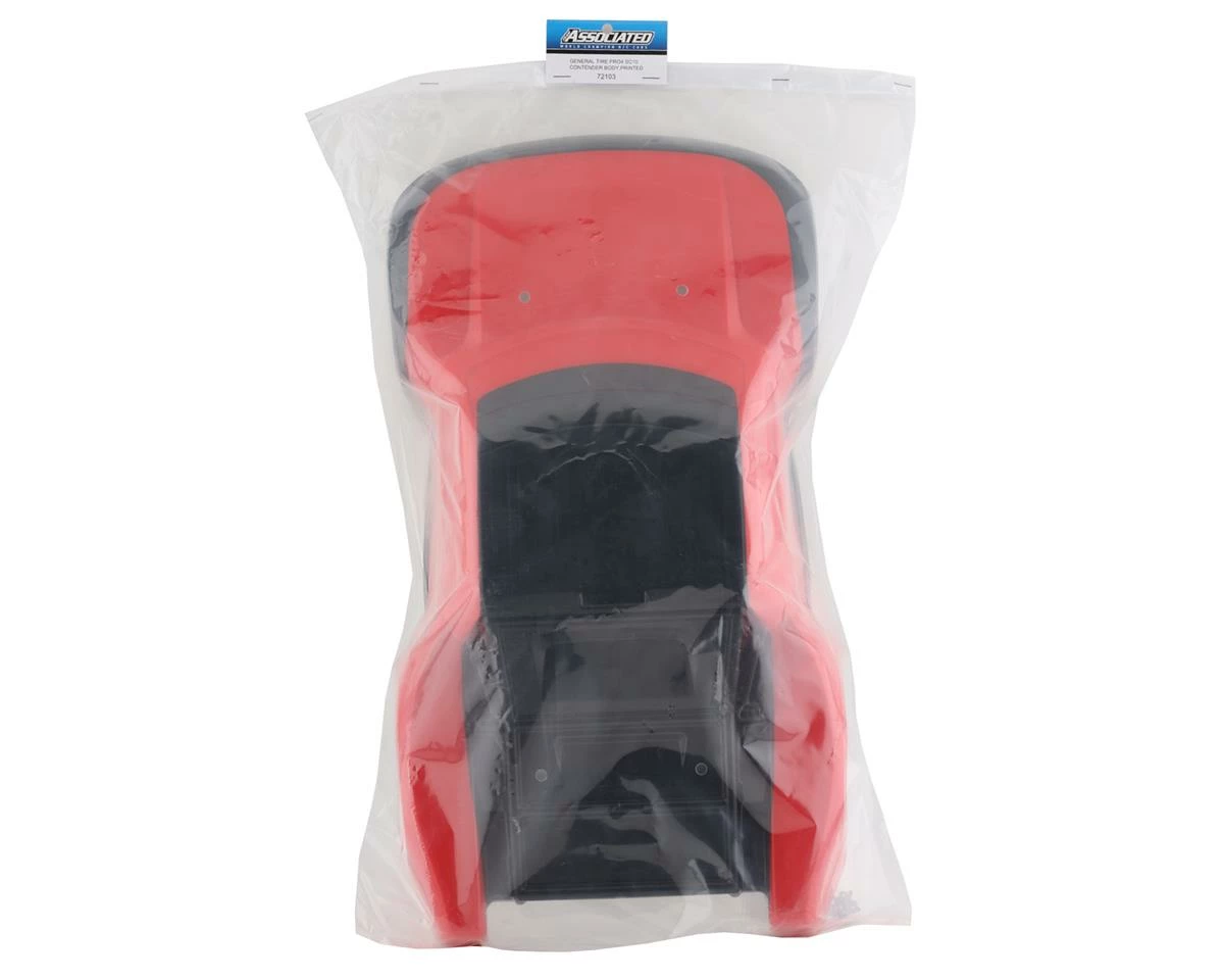 Team Associated Pro4 SC10 General Tire Contender Pre-Painted Body (Red/Black) 3 Team Associated Pro4 SC10 General Tire Contender Pre-Painted Body (Red/Black) - Image 3