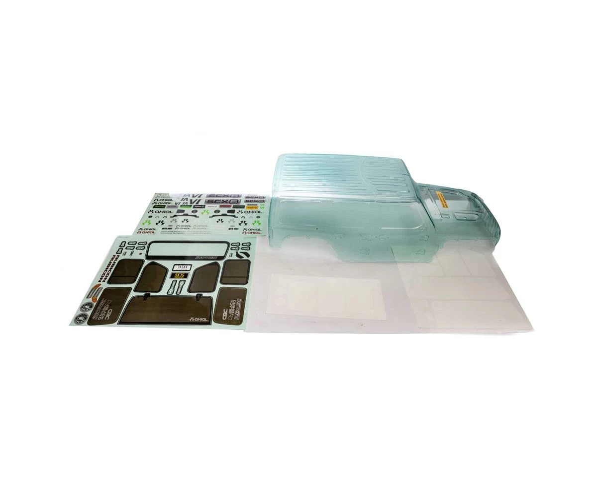 Axial SCX6 Pre-Cut Jeep JLU Wrangler Body (Clear) 2 Axial SCX6 Pre-Cut Jeep JLU Wrangler Body (Clear) - Image 2