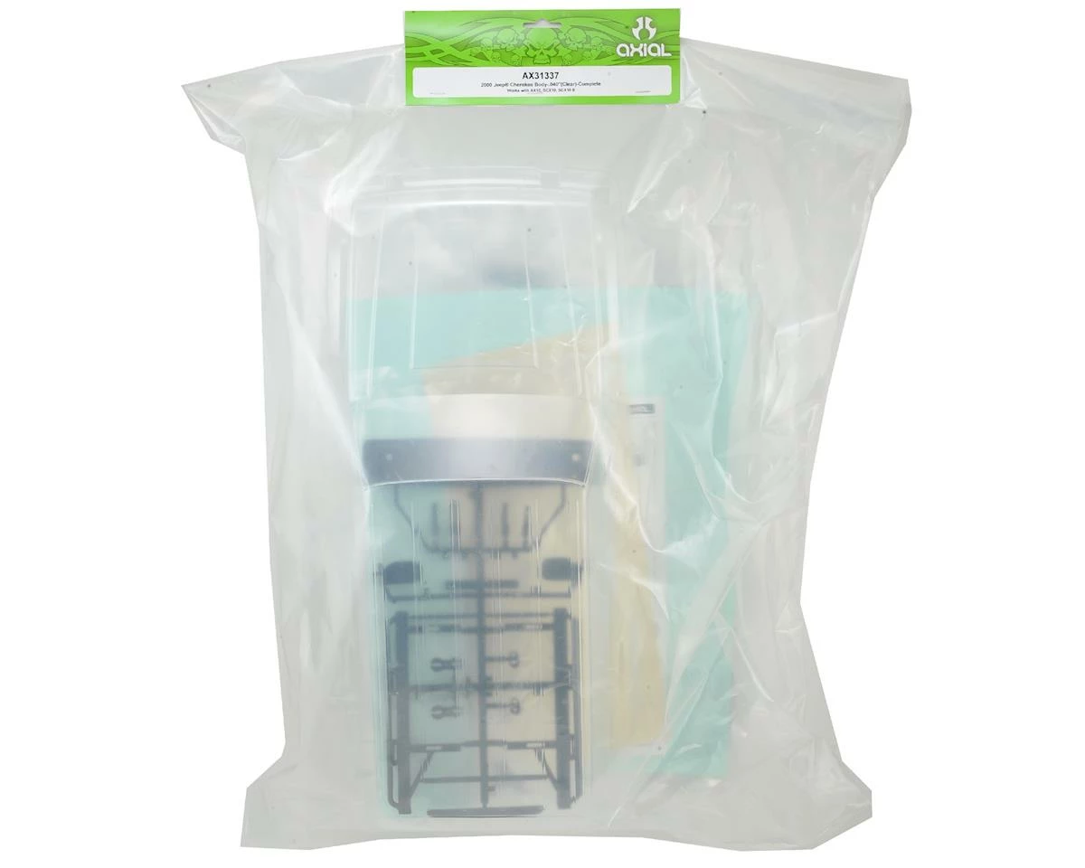 Axial Complete .040" 2000 Jeep Cherokee Body (Clear) (12.3") 4 Axial Complete .040" 2000 Jeep Cherokee Body (Clear) (12.3") - Image 4