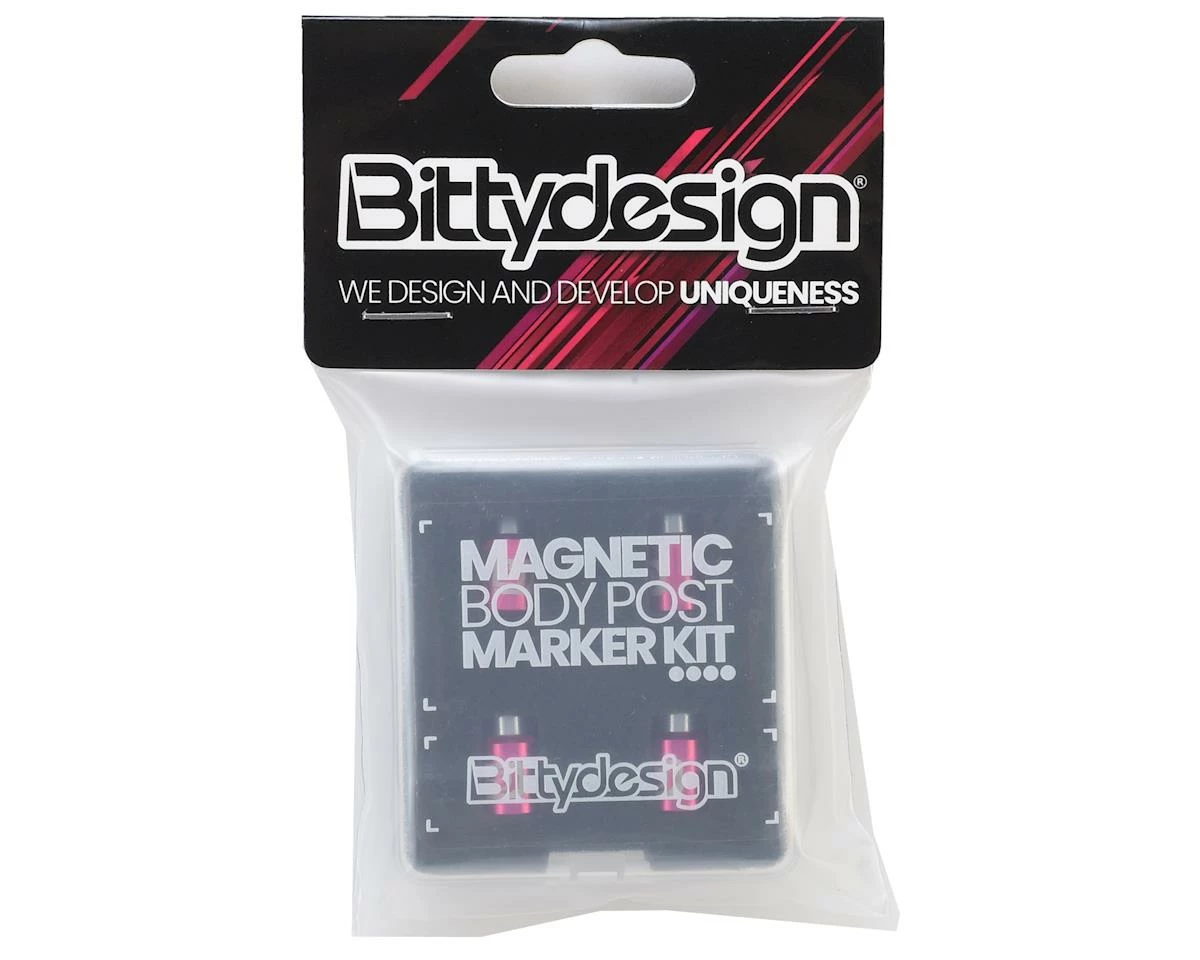 Bittydesign 1/10 Magnetic Body Post Marker Kit (Pink) 2 Bittydesign 1/10 Magnetic Body Post Marker Kit (Pink) - Image 2