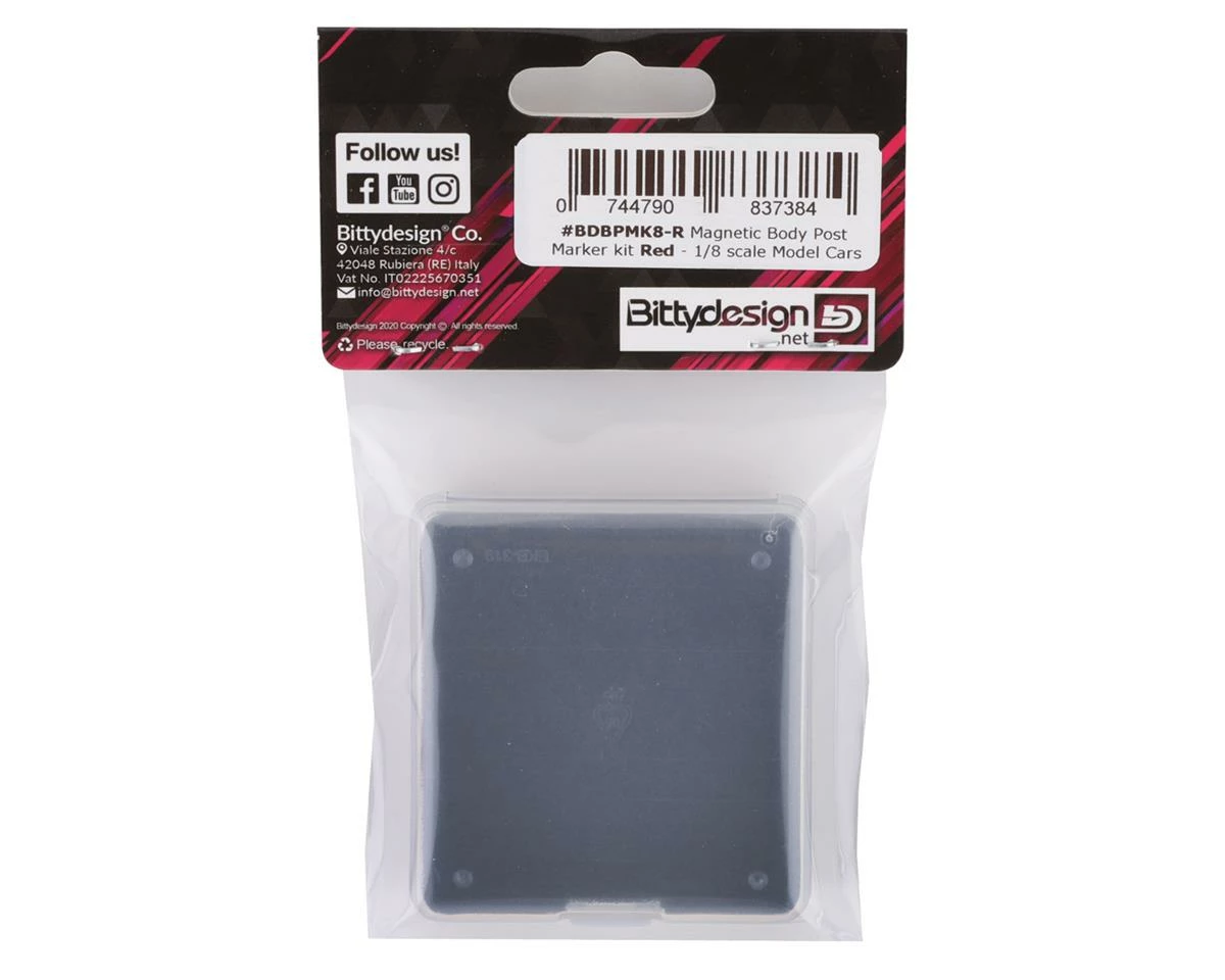 Bittydesign Large Scale Magnetic Body Post Marker Kit (Red) 2 Bittydesign Large Scale Magnetic Body Post Marker Kit (Red) - Image 2