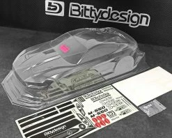 Bittydesign M-550 1/10 Pro No Prep Street Eliminator Drag Racing Body (Clear) -Kyosho Shop bdydg m550 5