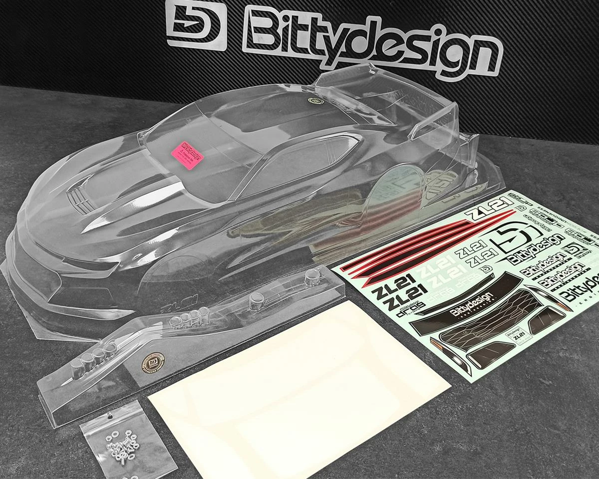 Bittydesign ZL21 1/10 Pro No Prep Street Eliminator Drag Racing Body (Clear) 3 Bittydesign ZL21 1/10 Pro No Prep Street Eliminator Drag Racing Body (Clear) - Image 3