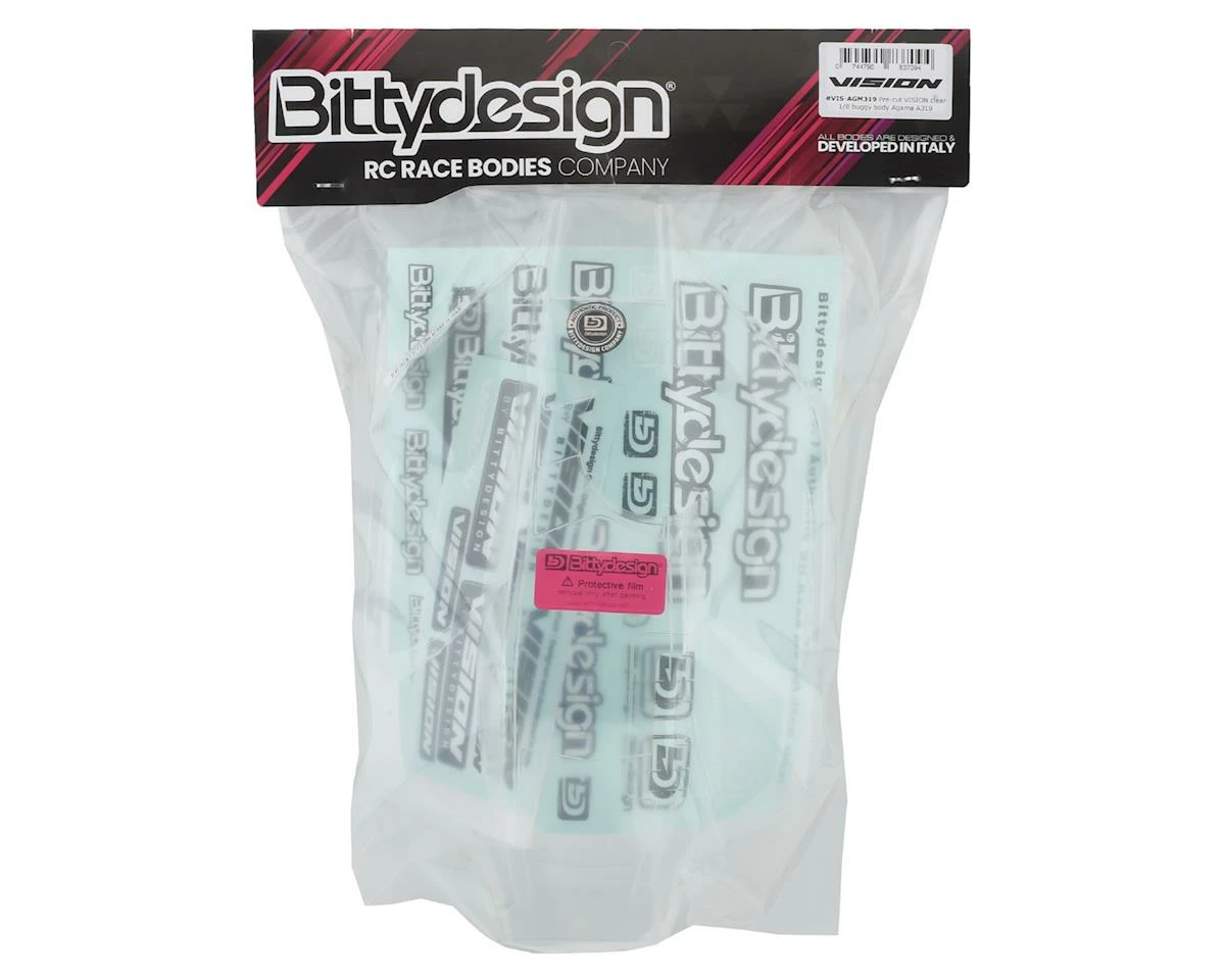 Bittydesign "Vision" Agama A319 Pre-Cut 1/8 Buggy Body (Clear) 2 Bittydesign "Vision" Agama A319 Pre-Cut 1/8 Buggy Body (Clear) - Image 2