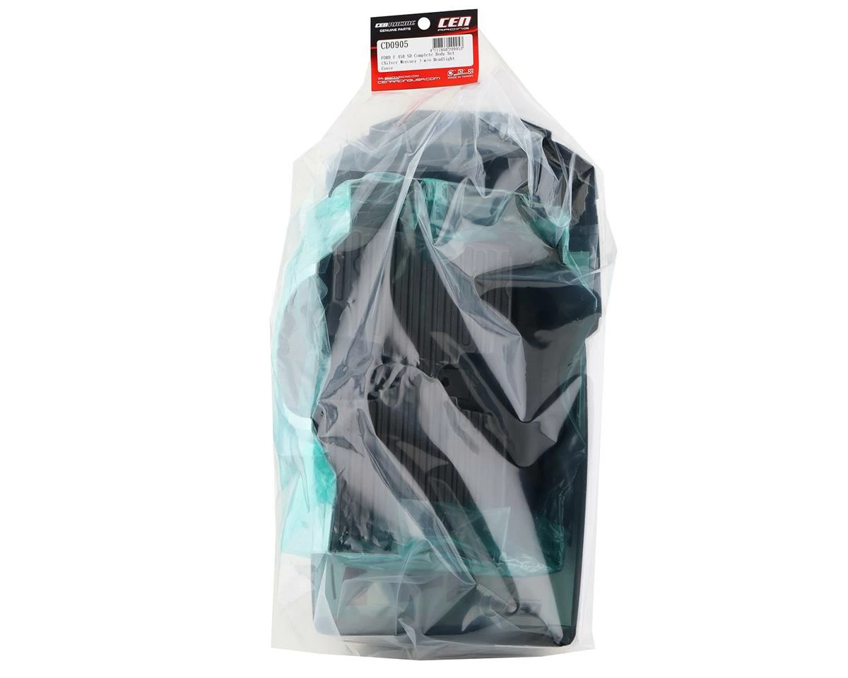 CEN Ford F-450 V2 Complete Body Set W/KG1 Decals (Silver Mercury) (447mm Wheelbase) 4 CEN Ford F-450 V2 Complete Body Set W/KG1 Decals (Silver Mercury) (447mm Wheelbase) - Image 4