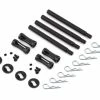 DragRace Concepts Lip Style Body Mounts (Black) (4)