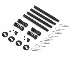 DragRace Concepts Lip Style Body Mounts (Black) (4)