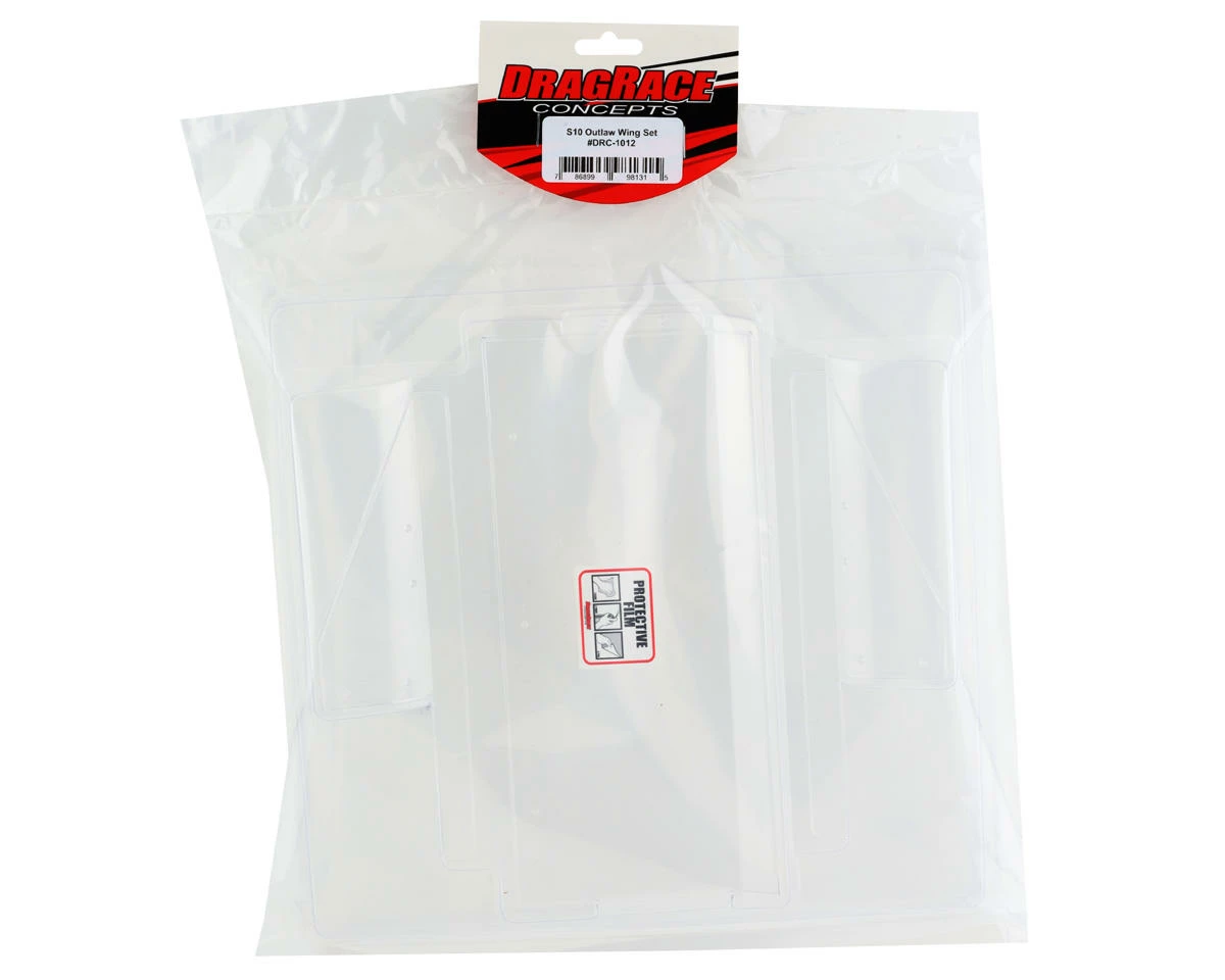 DragRace Concepts S10 Outlaw No Prep Drag Wing Set (Clear) 3 DragRace Concepts S10 Outlaw No Prep Drag Wing Set (Clear) - Image 3