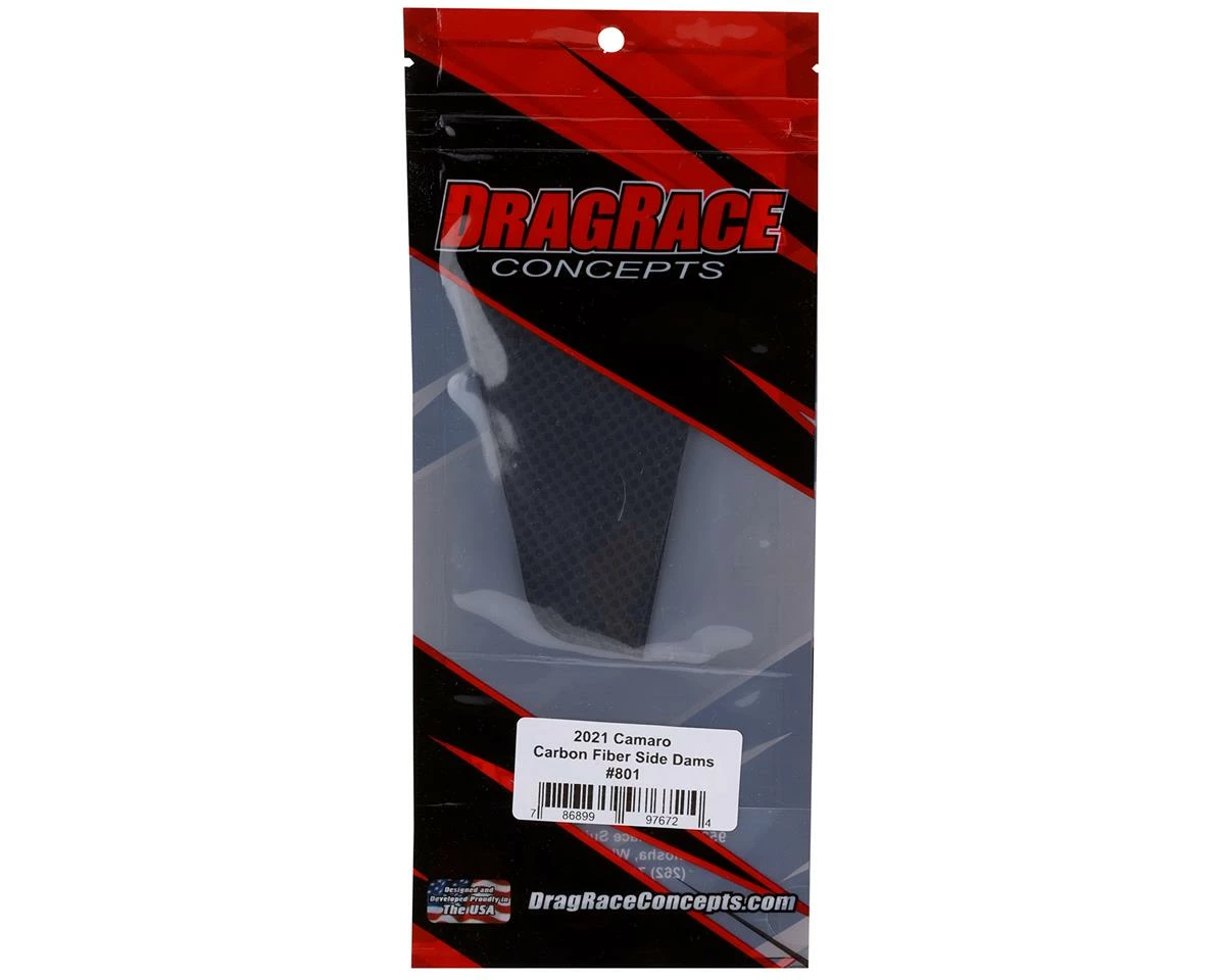 DragRace Concepts 2021 Camaro Pro Mod/Pro Stock Carbon Fiber Wing Side Dams 2 DragRace Concepts 2021 Camaro Pro Mod/Pro Stock Carbon Fiber Wing Side Dams - Image 2