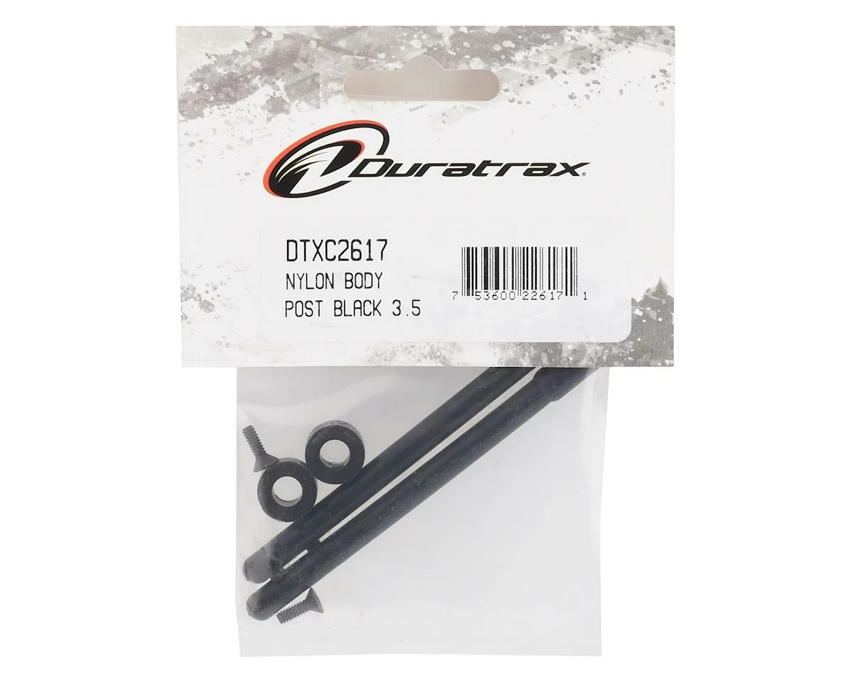 Duratrax 3.5" Nylon Body Post (Black) (2) 2 Duratrax 3.5" Nylon Body Post (Black) (2) - Image 2