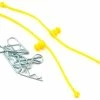 DUBRO Body Klip Retainers W/Body Clips (Yellow)