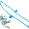 DUBRO Body Klip Retainers W/Body Clips (Blue)