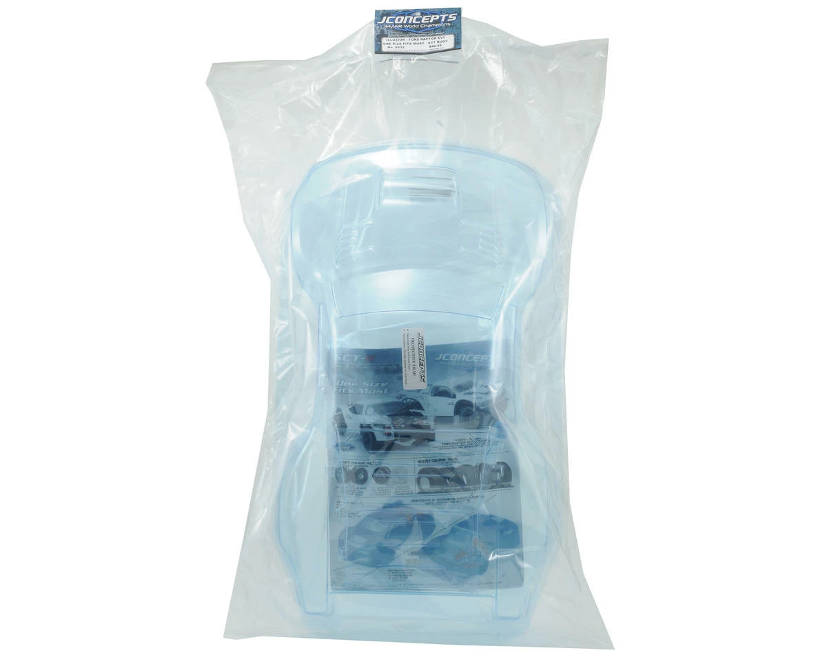 JCONCEPTS Illuzion "Ford Raptor SVT SCT-R" Body (Clear) (One Size Fits Most) 2 JCONCEPTS Illuzion "Ford Raptor SVT SCT-R" Body (Clear) (One Size Fits Most) - Image 2