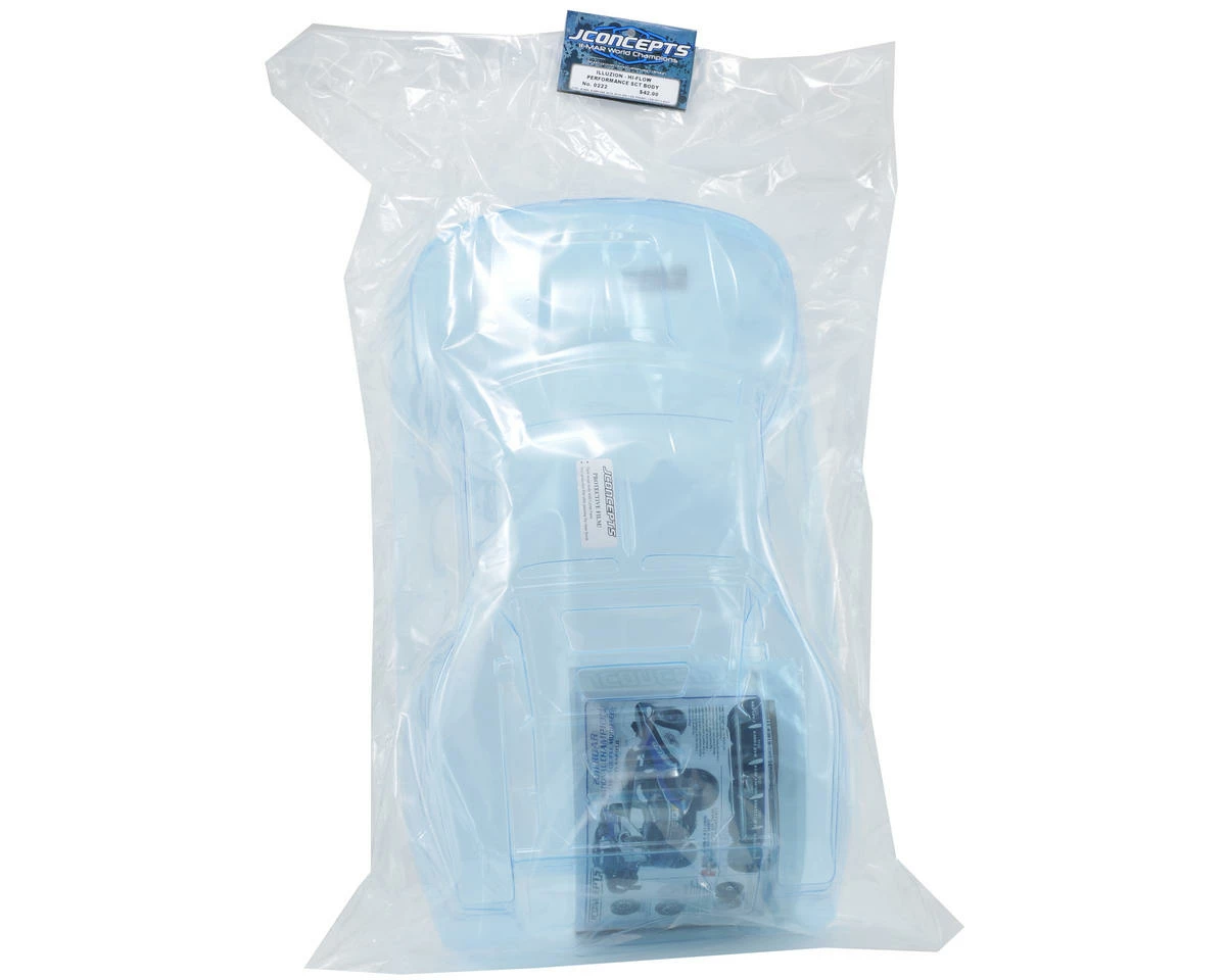 JCONCEPTS Illuzion Hi Flow Short Course Body (Clear) One Size Fits Most 2 JCONCEPTS Illuzion Hi Flow Short Course Body (Clear) One Size Fits Most - Image 2