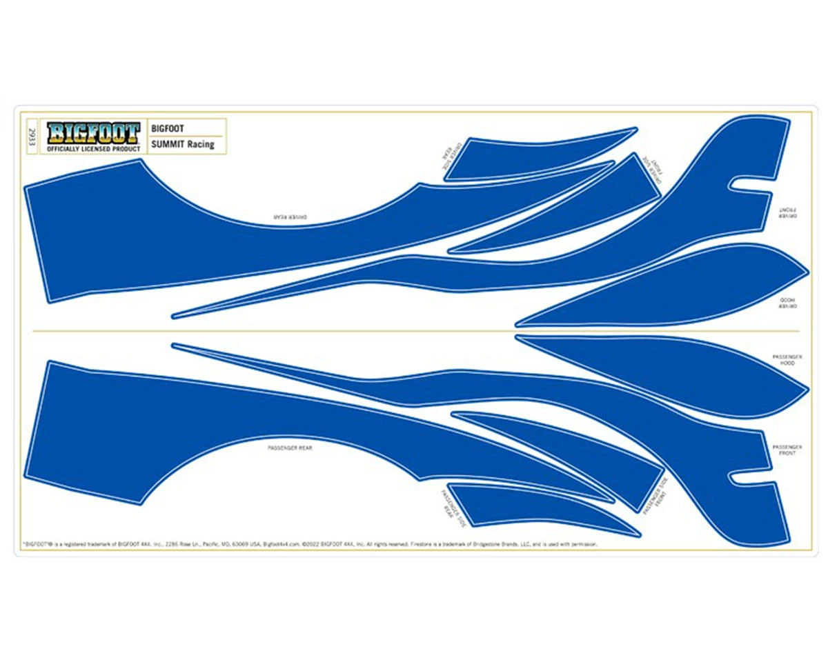 JCONCEPTS 2010 Ford Raptor "BIGFOOT" Summit Racing Scallop Monster Truck Body (Clear) 5 JCONCEPTS 2010 Ford Raptor "BIGFOOT" Summit Racing Scallop Monster Truck Body (Clear) - Image 5