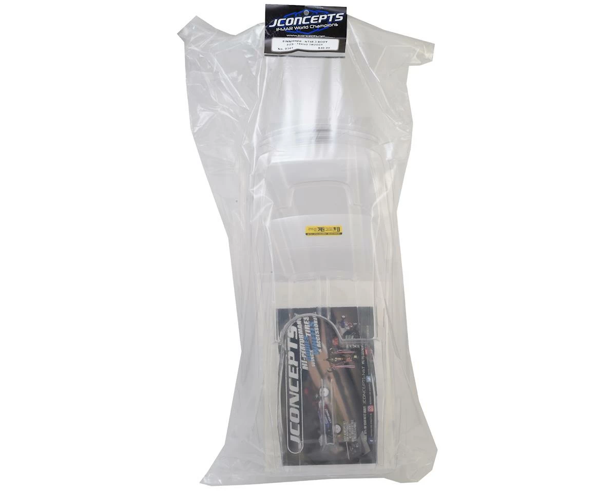 JCONCEPTS Tekno NT48.3 "Finnisher" 1/8 Truggy Body (Clear) 2 JCONCEPTS Tekno NT48.3 "Finnisher" 1/8 Truggy Body (Clear) - Image 2