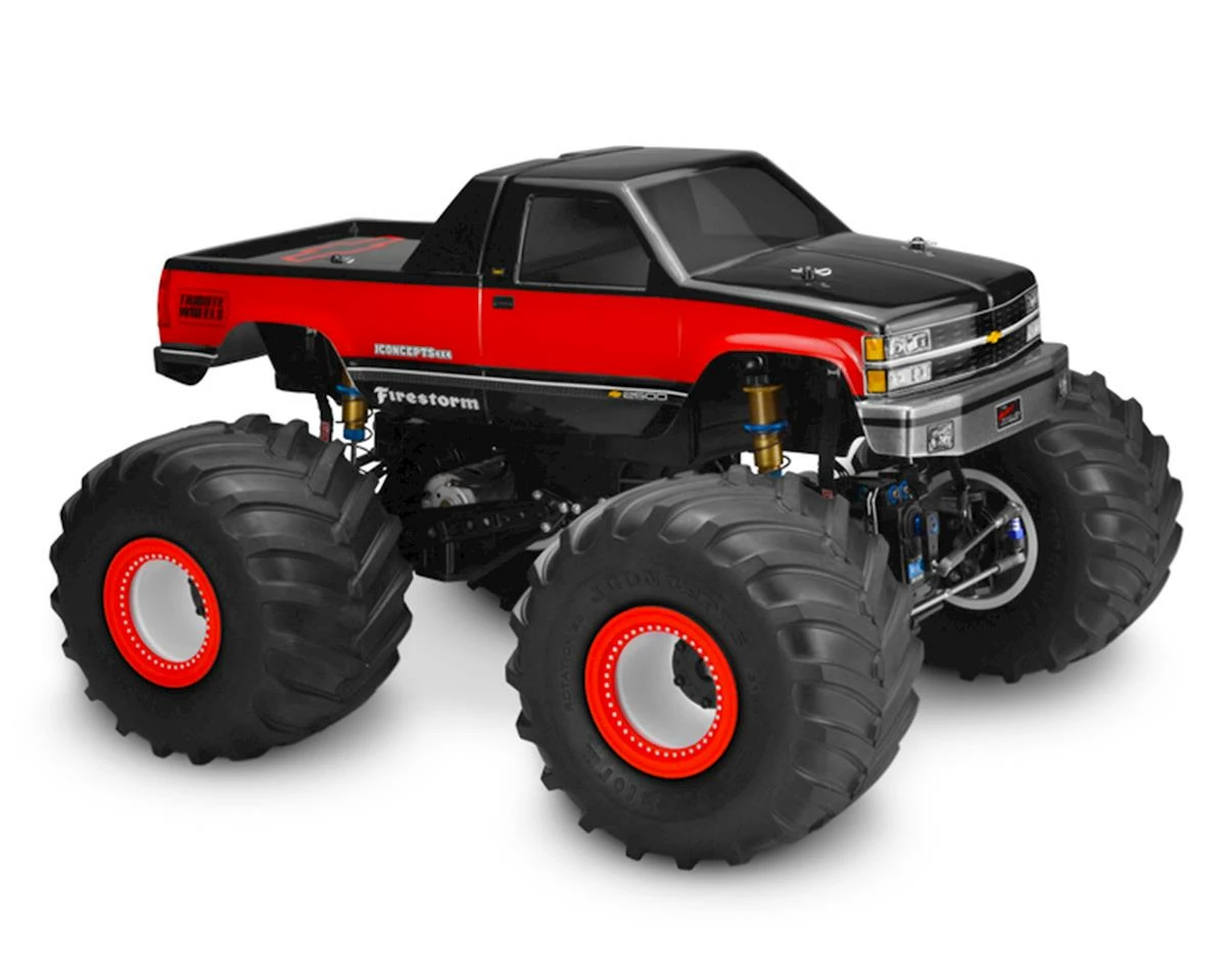 JCONCEPTS 1988 Chevy Silverado Monster Truck Body (Clear) 1 JCONCEPTS 1988 Chevy Silverado Monster Truck Body (Clear)