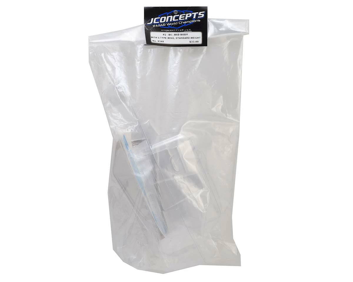 JCONCEPTS B6/B6D "P2" High-Speed Body W/6.5" Aero Wing (Clear) 2 JCONCEPTS B6/B6D "P2" High-Speed Body W/6.5" Aero Wing (Clear) - Image 2