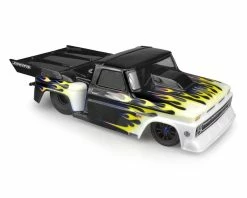 JCONCEPTS 1966 Chevy C10 Step-Side Street Eliminator Drag Racing Body (Clear) -Kyosho Shop jco0373 3
