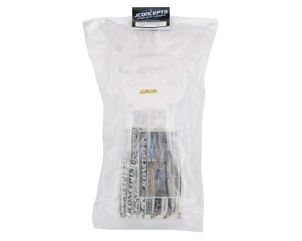 JCONCEPTS Arrma Kraton BLX Finnisher Body (Clear) 2 JCONCEPTS Arrma Kraton BLX Finnisher Body (Clear) - Image 2
