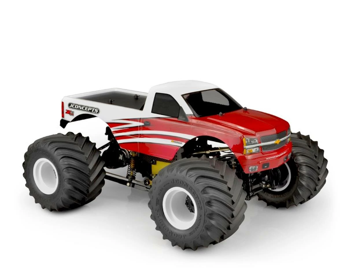 JCONCEPTS 2005 Chevy 1500 MT Single Cab Monster Truck Body (Clear) (12.5" Wheelbase) 1 JCONCEPTS 2005 Chevy 1500 MT Single Cab Monster Truck Body (Clear) (12.5" Wheelbase)