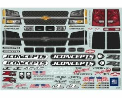 JCONCEPTS 2005 Chevy 1500 MT "Samson" Single Cab 12.5 Monster Truck Body (Clear) -Kyosho Shop jco0399s 3