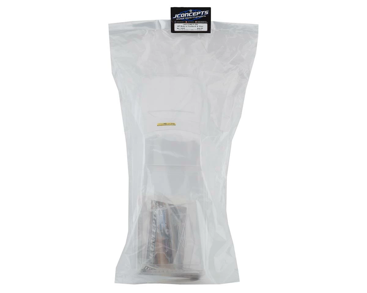 JCONCEPTS 1993 Ford F-250 Monster Truck Body & Visor (Clear) (13.0β Wheelbase) 3 JCONCEPTS 1993 Ford F-250 Monster Truck Body & Visor (Clear) (13.0β Wheelbase) - Image 3