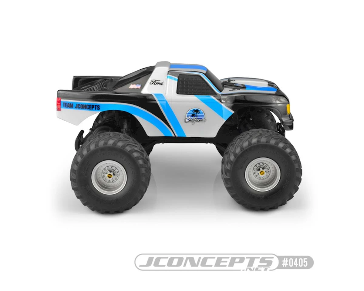 JCONCEPTS Stampede 1989 Ford F-150 "California" Monster Truck Body (Clear) 3 JCONCEPTS Stampede 1989 Ford F-150 "California" Monster Truck Body (Clear) - Image 3