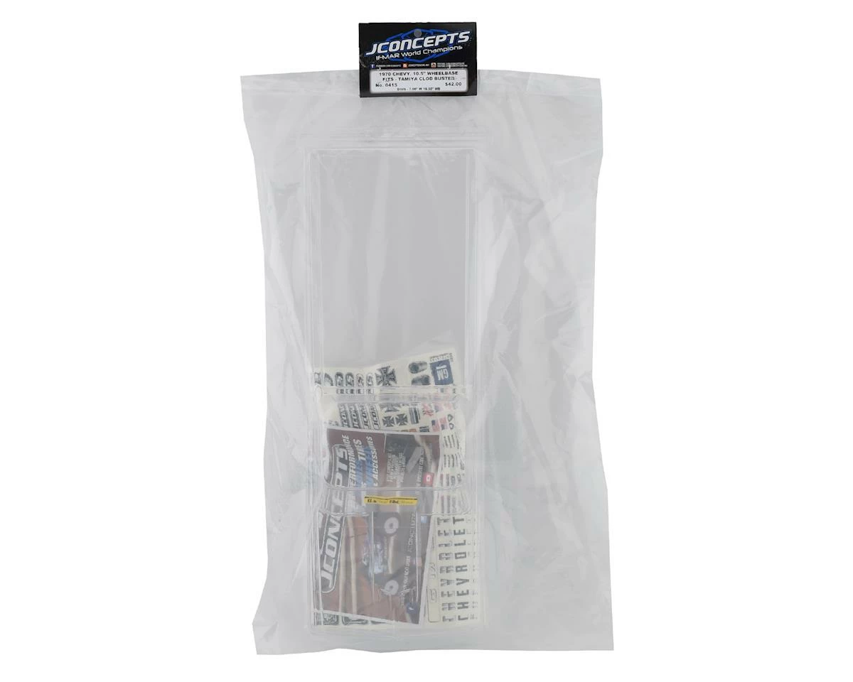 JCONCEPTS 1970 Chevy C10 10.5" Monster Truck Body (Clear) 6 JCONCEPTS 1970 Chevy C10 10.5" Monster Truck Body (Clear) - Image 6