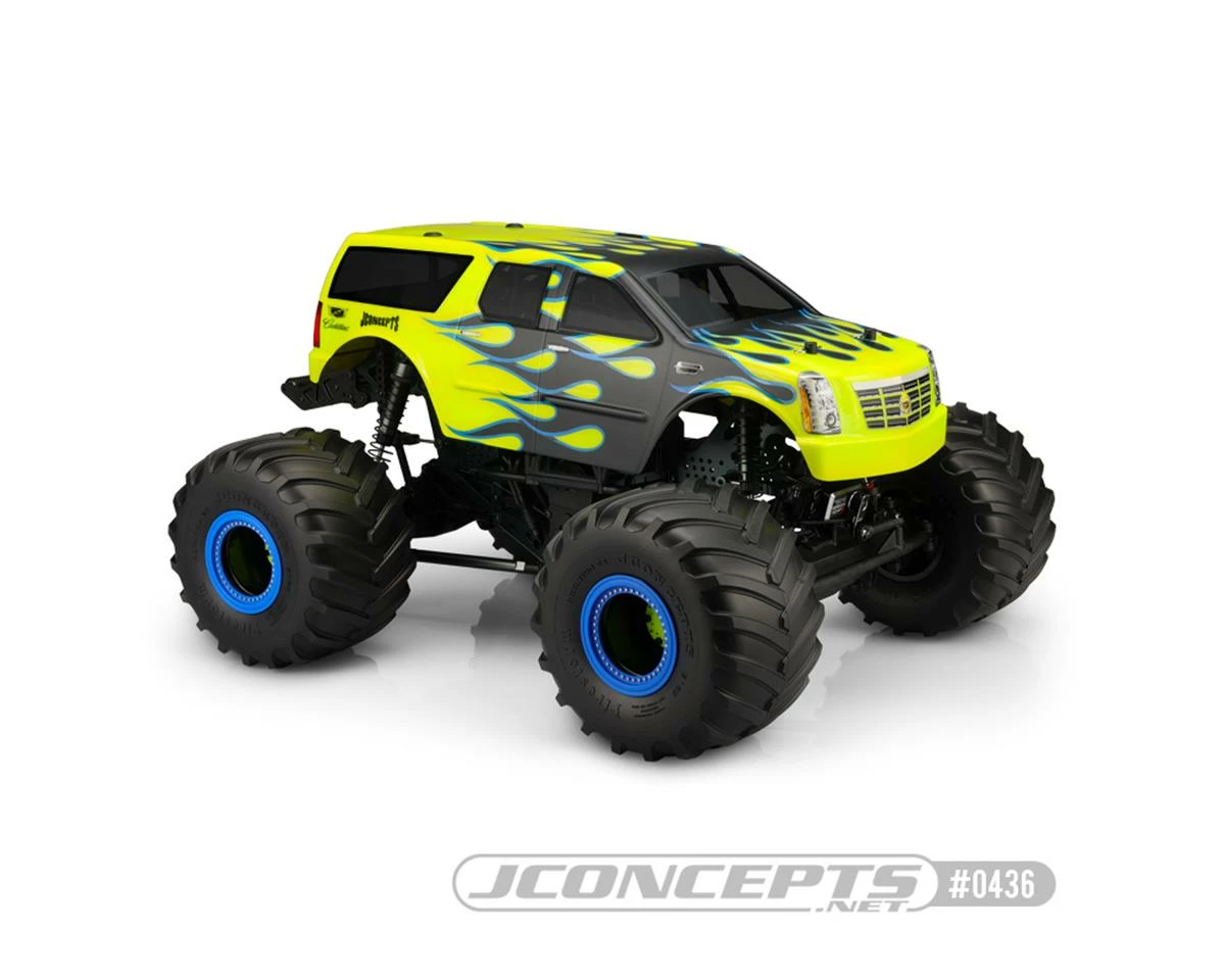 JCONCEPTS 2007 Cadillac Escalade Monster Truck Body (Clear) (12.5" Wheelbase) 1 JCONCEPTS 2007 Cadillac Escalade Monster Truck Body (Clear) (12.5" Wheelbase)