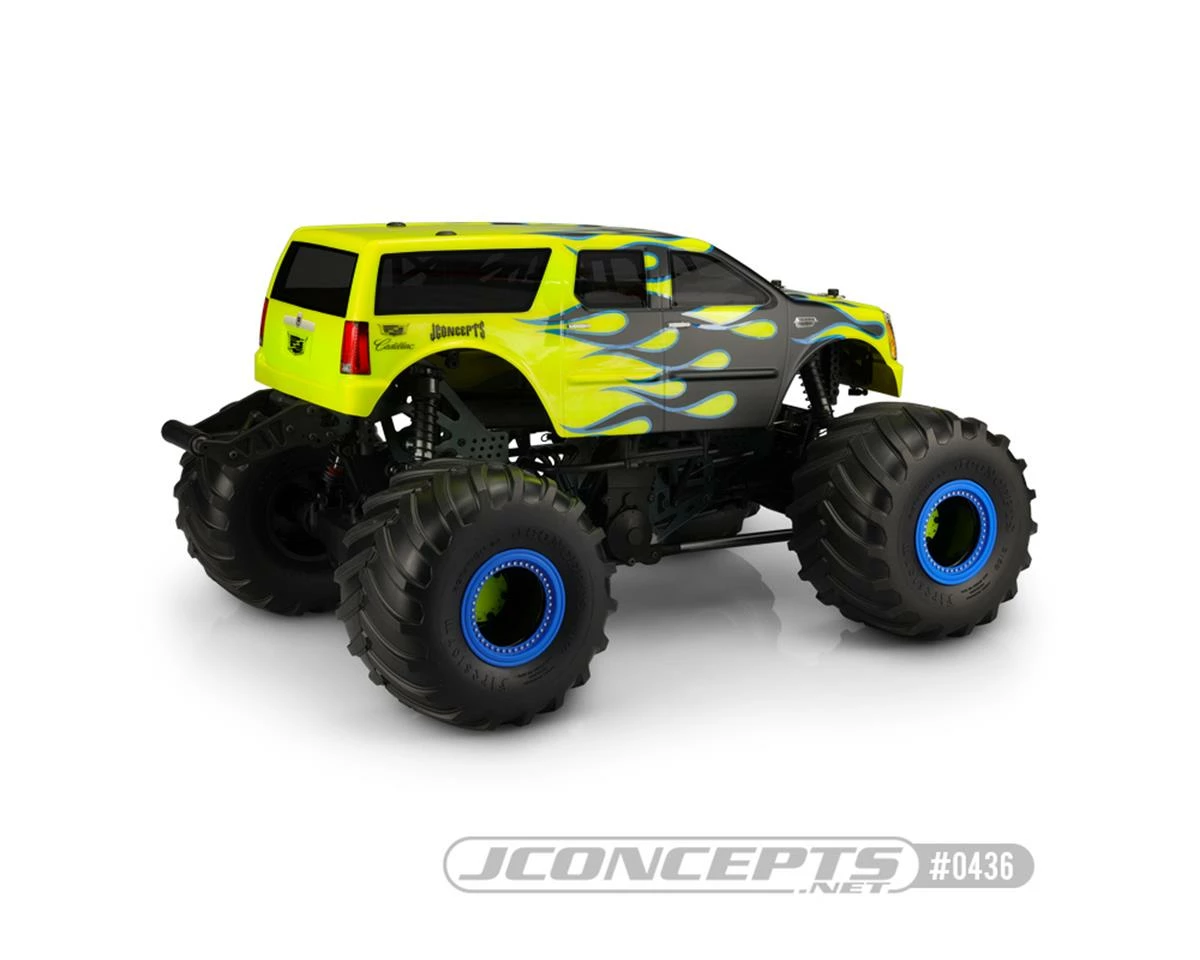 JCONCEPTS 2007 Cadillac Escalade Monster Truck Body (Clear) (12.5" Wheelbase) 3 JCONCEPTS 2007 Cadillac Escalade Monster Truck Body (Clear) (12.5" Wheelbase) - Image 3