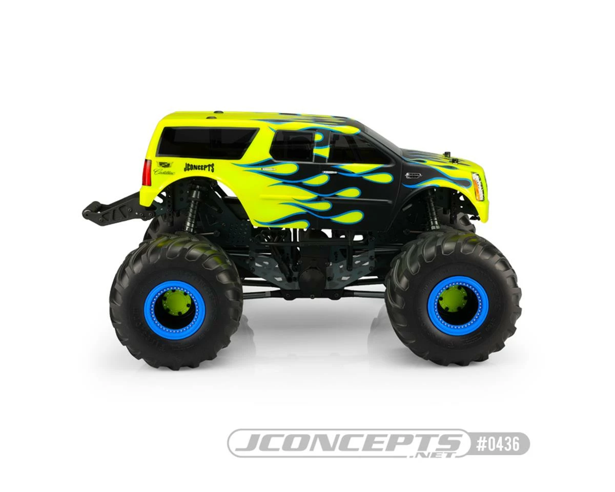 JCONCEPTS 2007 Cadillac Escalade Monster Truck Body (Clear) (12.5" Wheelbase) 4 JCONCEPTS 2007 Cadillac Escalade Monster Truck Body (Clear) (12.5" Wheelbase) - Image 4