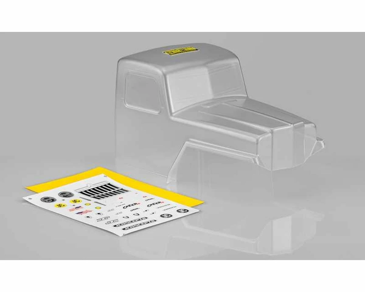 JCONCEPTS CreepER Rock Crawler Body (12.3") (Cab Only) (Clear) 5 JCONCEPTS CreepER Rock Crawler Body (12.3") (Cab Only) (Clear) - Image 5