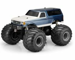 JCONCEPTS 1989 Ford Bronco 10.5" Monster Truck Body (Clear)