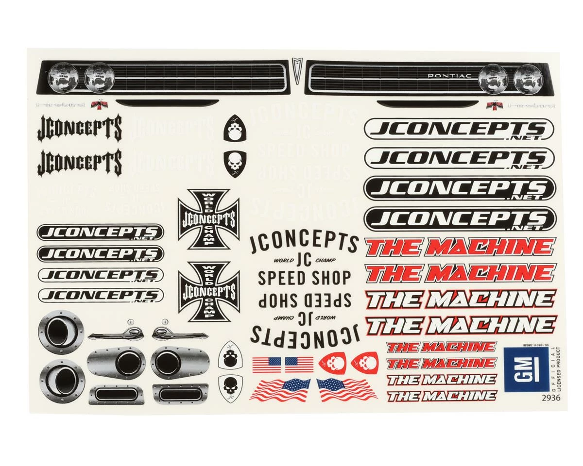 JCONCEPTS 1968 Pontiac Firebird 2 Street Eliminator Drag Racing Body (Clear) 3 JCONCEPTS 1968 Pontiac Firebird 2 Street Eliminator Drag Racing Body (Clear) - Image 3