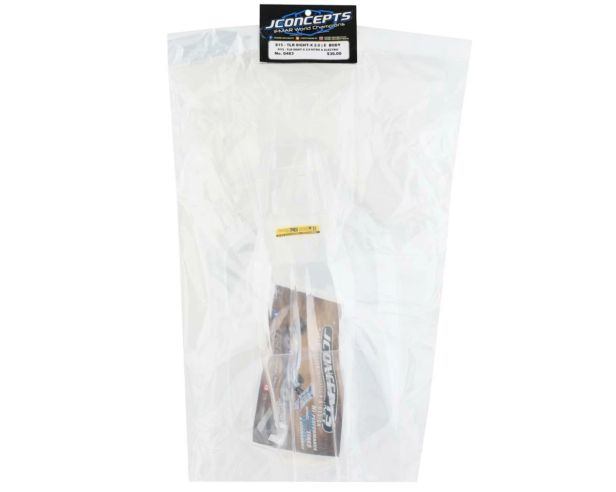 JCONCEPTS TLR 8ight-X 2.0/E "S15" 1/8 Buggy Body (Clear) 5 JCONCEPTS TLR 8ight-X 2.0/E "S15" 1/8 Buggy Body (Clear) - Image 5