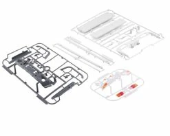 Killerbody Toyota Land Cruiser LC70 1/10 Rock Crawler Hard Body Kit (313mm Wheelbase) -Kyosho Shop klr 48601 3