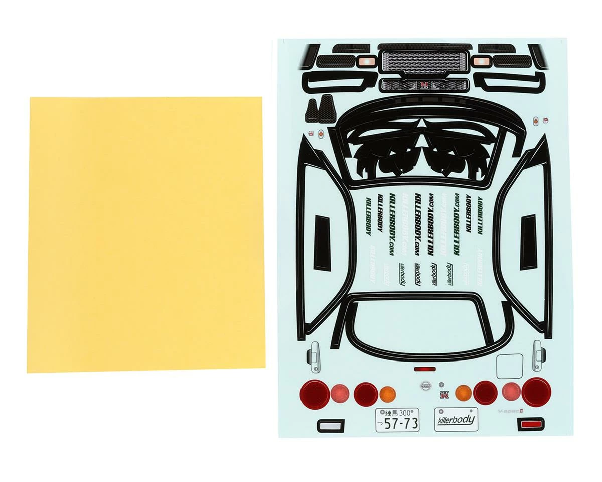 Killerbody Nissan Skyline R34 1/10 Touring Car Body Kit (Clear) 5 Killerbody Nissan Skyline R34 1/10 Touring Car Body Kit (Clear) - Image 5