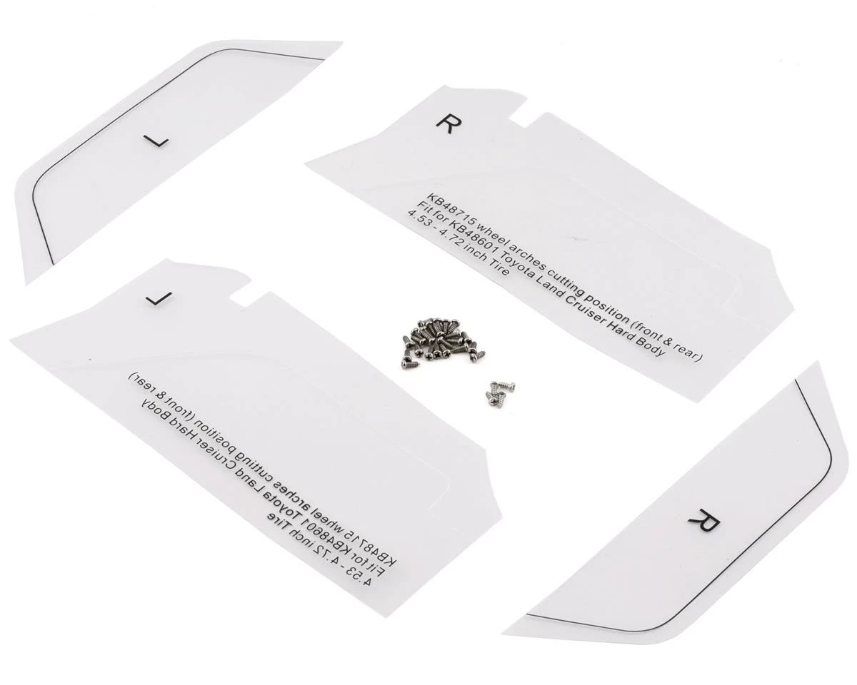 Killerbody LC70 Front & Rear Wheel Arch Set 2 Killerbody LC70 Front & Rear Wheel Arch Set - Image 2