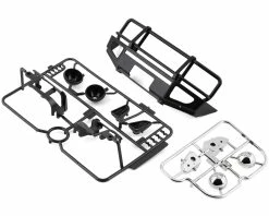 Killerbody Traxxas TRX-4 LC70 Aluminum Front Bumper W/LED Set (Black)