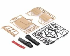 Killerbody Toyota Land Cruiser LC70 Painted 1/10 Crawler Hard Body Kit (TRX-4) (Tan) (323mm Wheelbase) -Kyosho Shop klr 48734 2